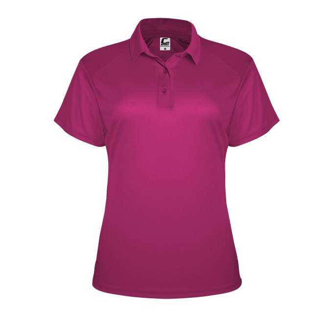 C2 Sport 5902 Women&#39;s Polo - Hot Pink - HIT a Double - 1