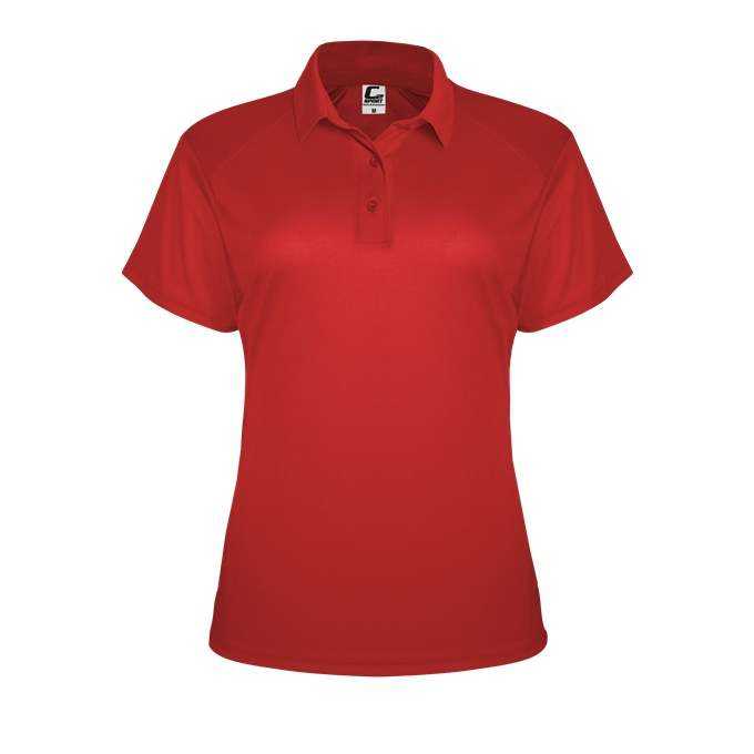 C2 Sport 5902 Women's Polo - Red - HIT a Double - 1