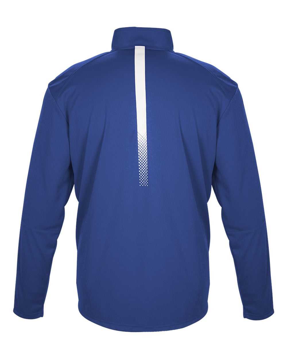 Badger Sport 4106 Sideline 1/4 Zip - Royal White - HIT a Double - 3