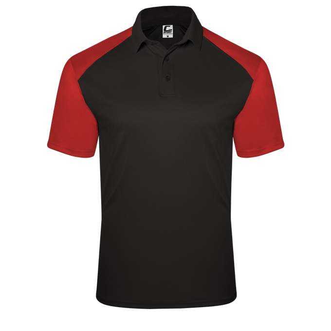 C2 Sport 5903 Sport Polo - Black Red - HIT a Double - 1