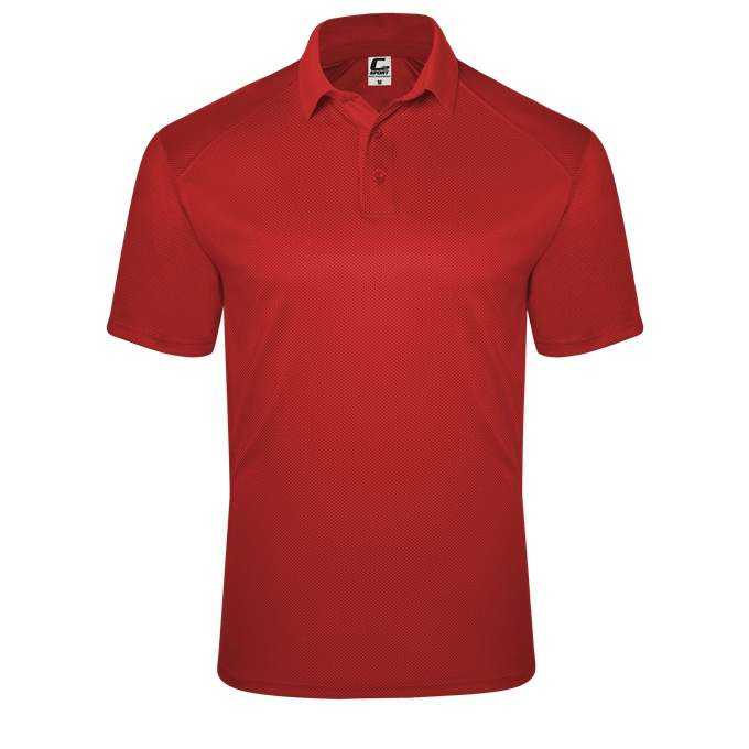 C2 Sport 5904 Mock Mesh Polo - Red - HIT a Double - 1