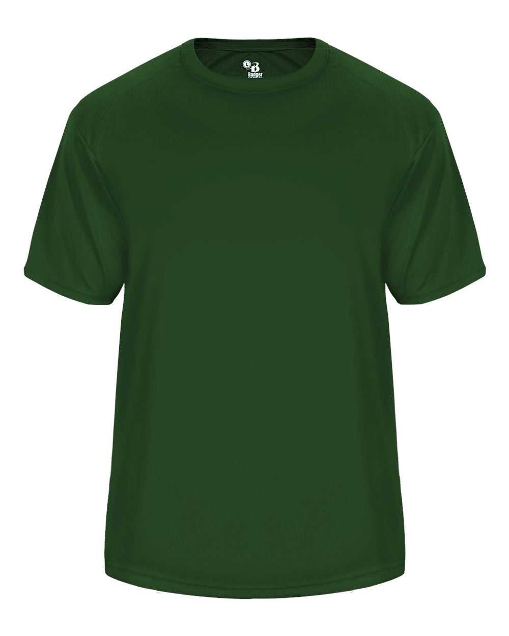 Badger Sport 4170 Vent Back Tee - Forest - HIT a Double - 1