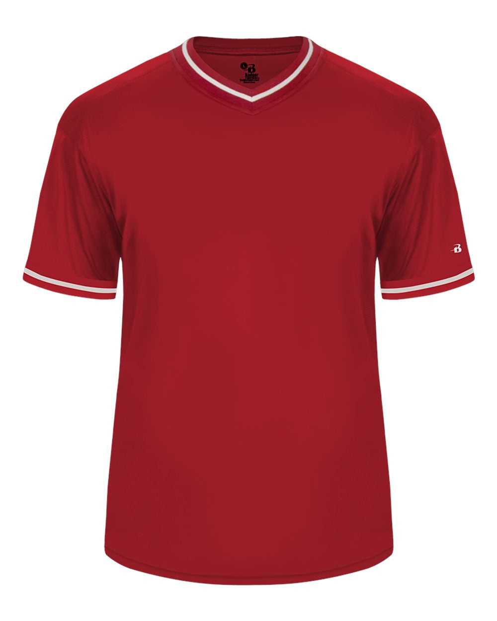 Badger Sport 7974 Vintage Jersey - Red Red White - HIT a Double - 1