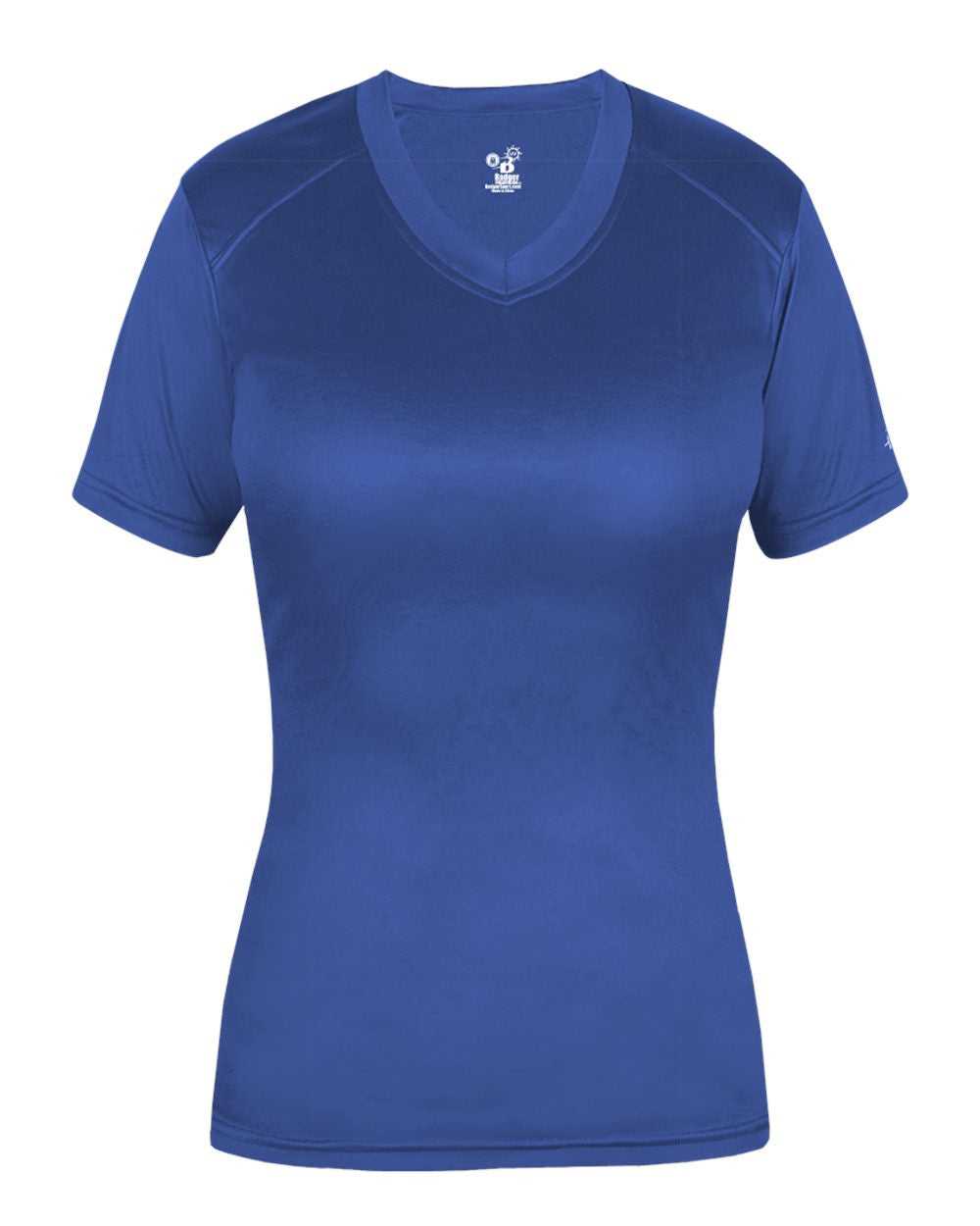 Badger Sport 6462 Ultimate Softlock Fitted Ladies Tee - Royal - HIT a Double - 1