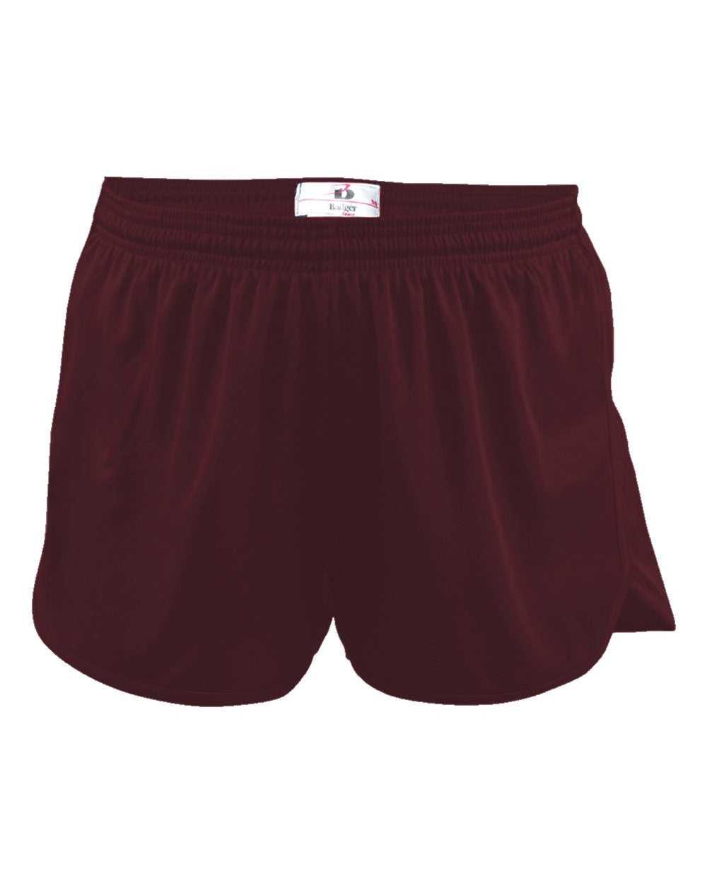 Badger Sport 2272 B-Core Youth Track Short - Maroon - HIT a Double - 1