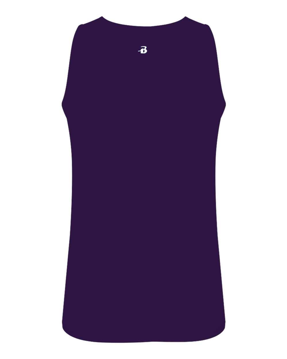 Badger Sport 8962 B-Core Ladies Singlet - Purple - HIT a Double - 3