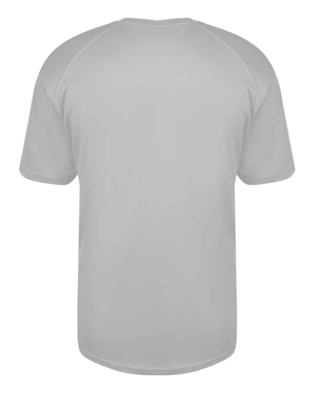 Badger Sport 4124 B-Core V-neck Tee - Silver - HIT a Double - 3