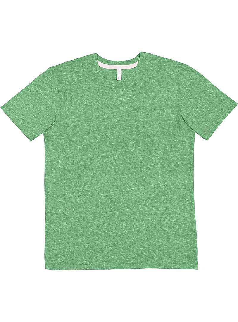Lat 6191 Youth Harborside Melange T-Shirt - Green Melange - HIT a Double - 1