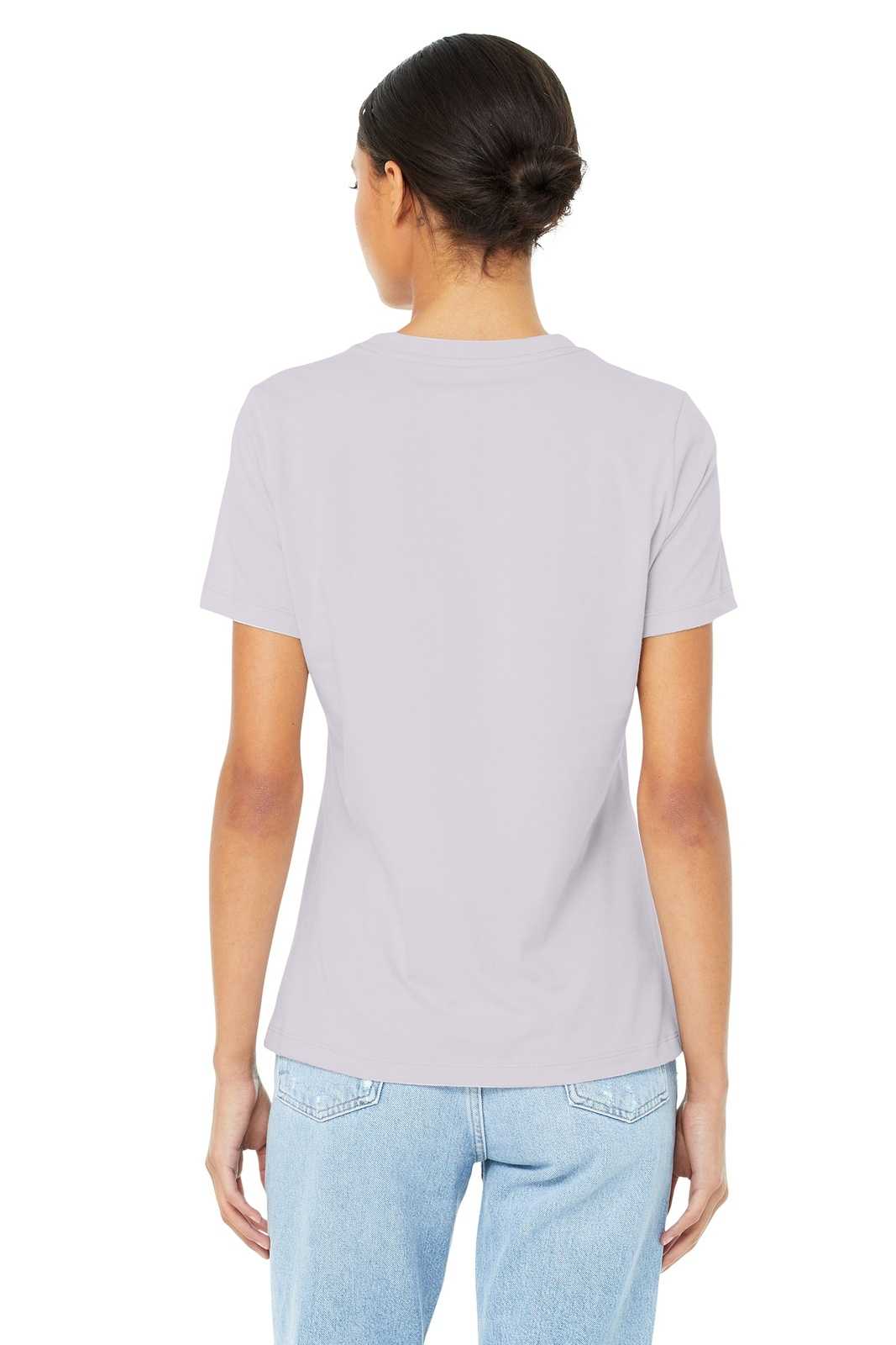 Bella + Canvas 6400 Womens Relaxed Jersey Tee - Lavender Dust - HIT a Double - 3