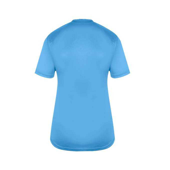 Badger Sport 6462 Ultimate Softlock Fitted Ladies Tee - Columbia Blue - HIT a Double - 3