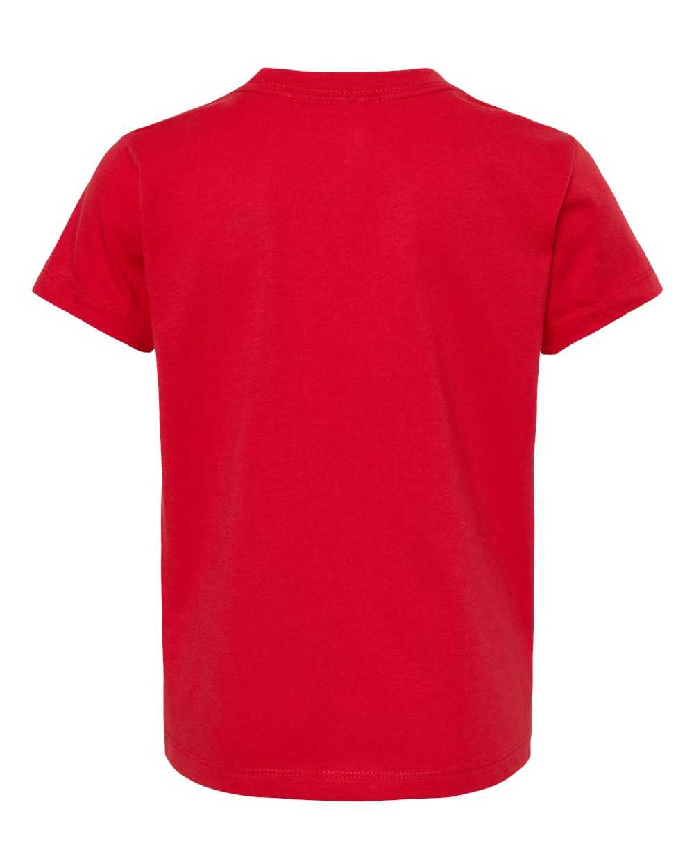Bella + Canvas 3001T Toddler Jersey Tee - Red&quot; - &quot;HIT a Double