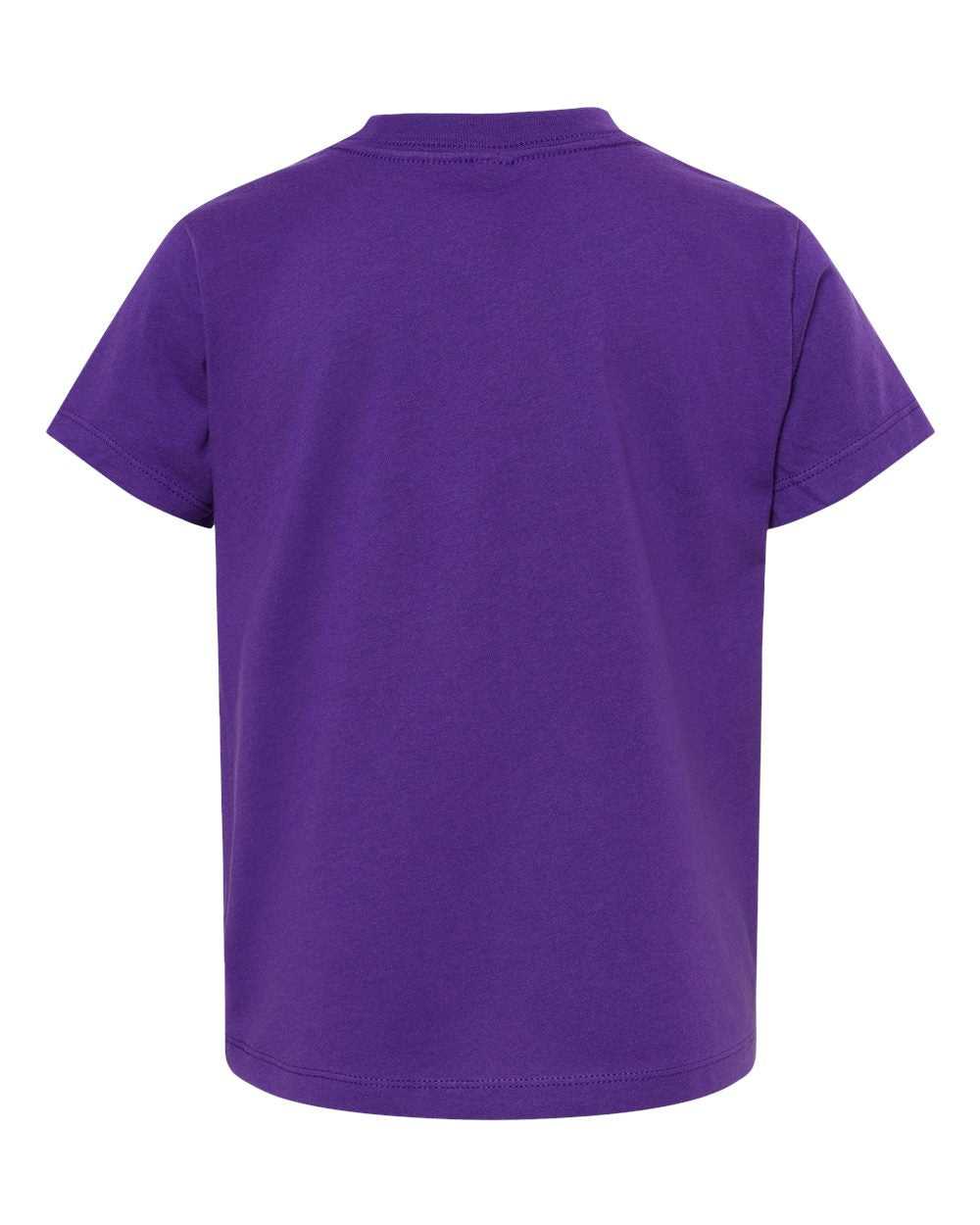 Bella + Canvas 3001T Toddler Jersey Tee - Team Purple - HIT a Double - 3