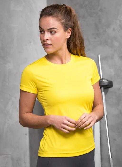 Just Cool JCA005 Ladies Cool Tee - Sun Yellow - HIT a Double