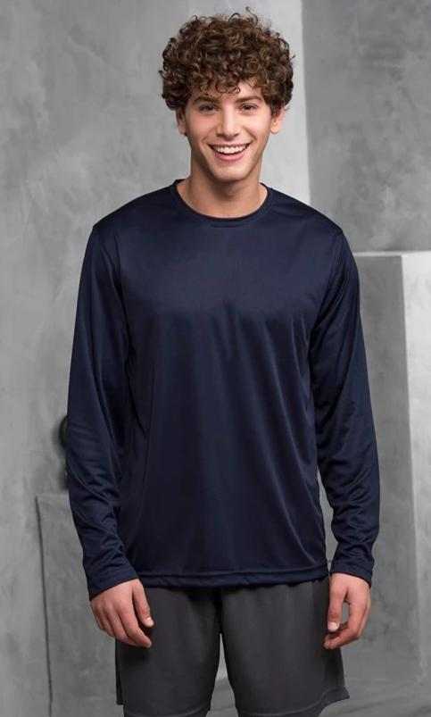 Just Cool JCA002 Long Sleeve Cool Tee - French Navy - HIT a Double