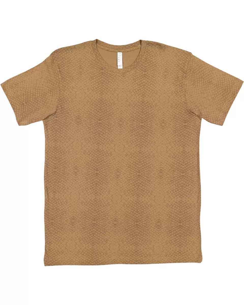 Lat 6901 Fine Jersey Tee - Brown Reptile" - "HIT a Double