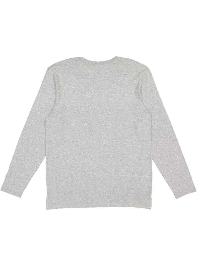 Lat 6918 Fine Jersey Long Sleeve Tee - Heather&quot; - &quot;HIT a Double