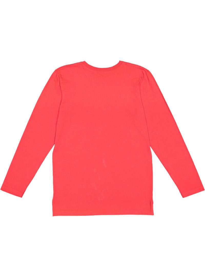 Lat 6918 Fine Jersey Long Sleeve Tee - Red - HIT a Double - 2