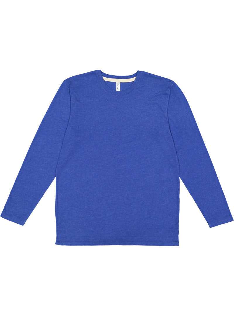 Lat 6918 Fine Jersey Long Sleeve Tee - Vintage Royal - HIT a Double - 1