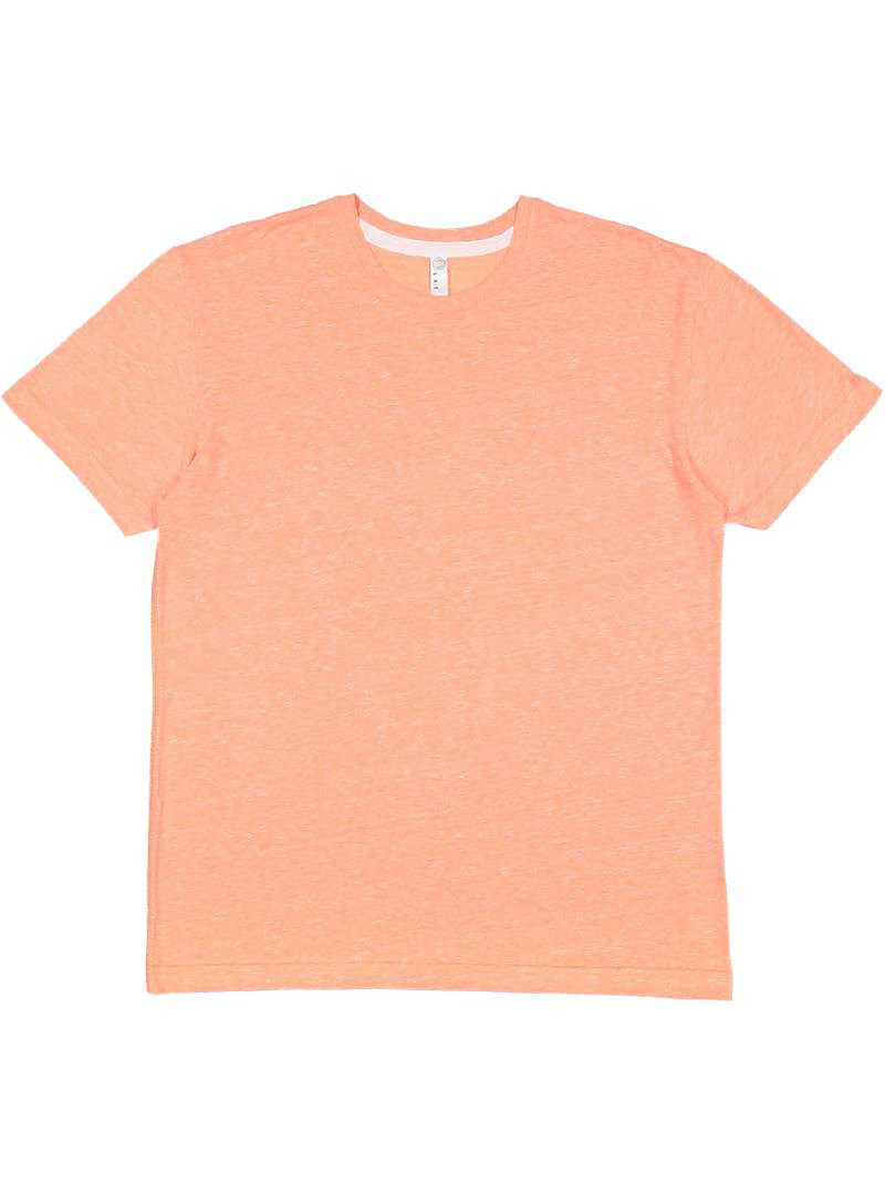 Lat 6991 Harborside Melange T-Shirt - Papaya Melange - HIT a Double - 1