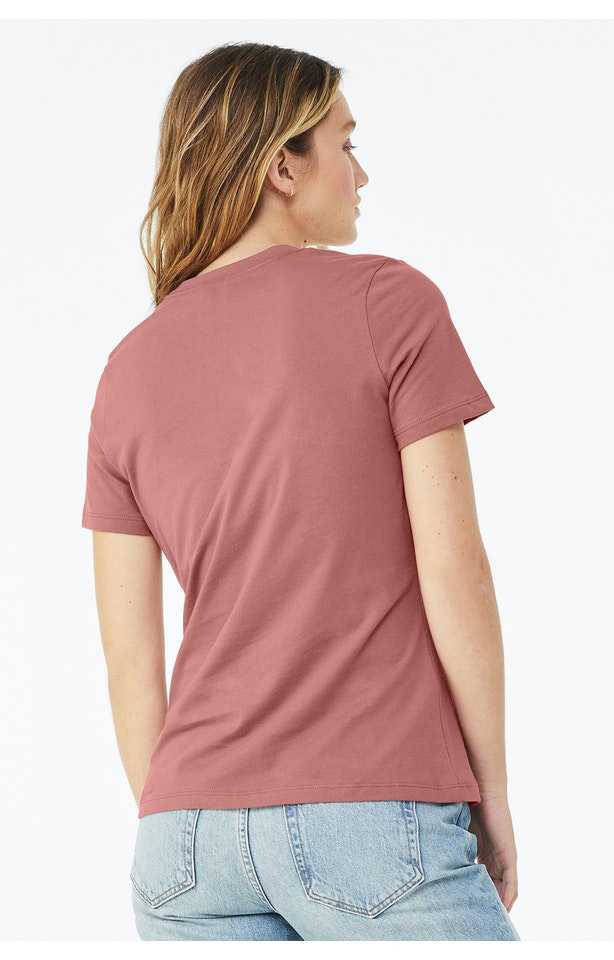 Bella + Canvas 6400 Womens Relaxed Jersey Tee - Mauve - HIT a Double - 3