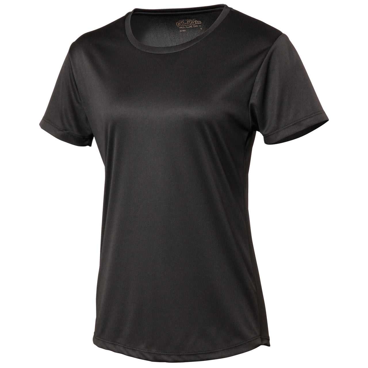 Just Cool JCA005 Ladies Cool Tee - Jet Black - HIT a Double
