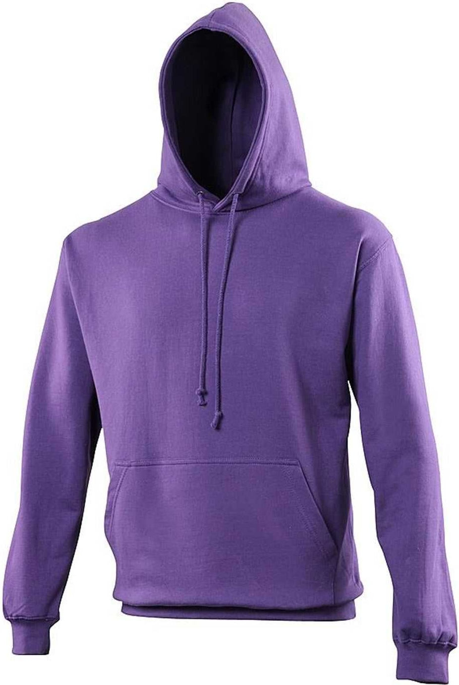 Just Hoods by Awdis JHA001 Men s 80 20 Midweight College Hooded Sweatshirt Purple L