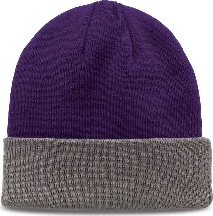 The Game GB459 Roll Up Beanie - Purple - HIT A Double