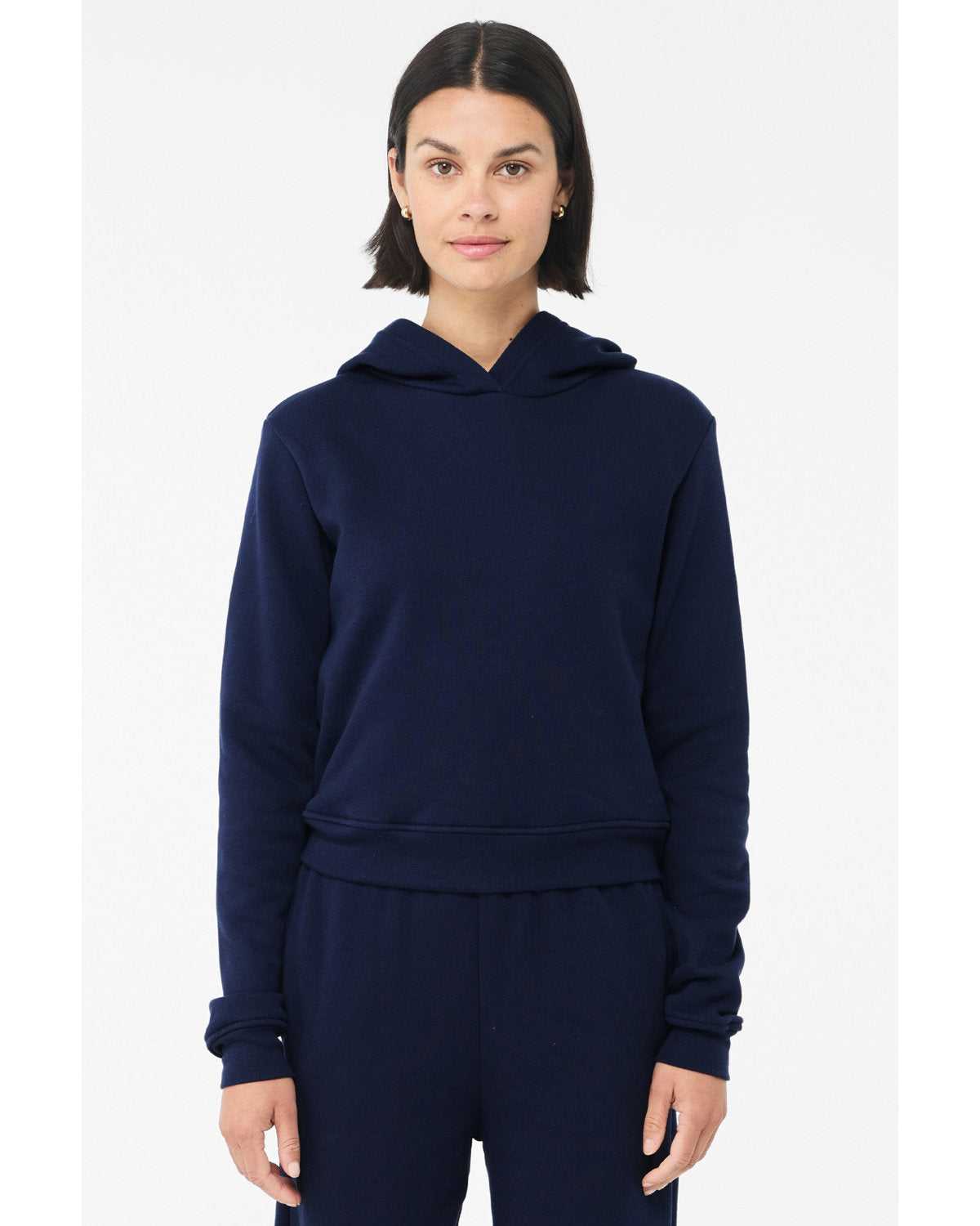 Bella + Canvas 7519 Women&#39;s Classic Hoodie - Navy - HIT a Double - 1