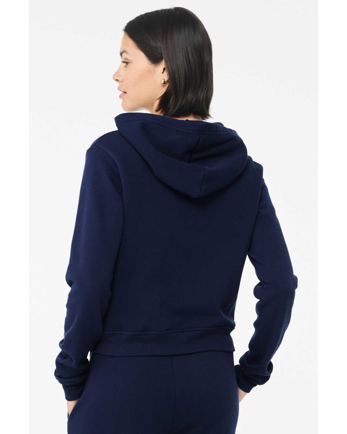 Bella + Canvas 7519 Women's Classic Hoodie - Navy - HIT a Double - 1