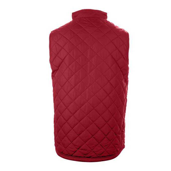 Badger Sport 7660 Quilted Vest - Red - HIT a Double - 3