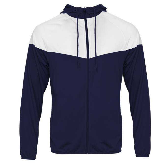 Badger Sport 772200 Sprint Outer-Core Jacket - Navy White - HIT a Double - 1