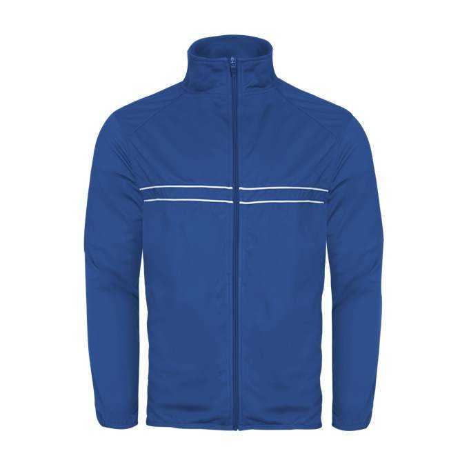 Badger Sport 772300 Wired Outer-Core Youth Jacket - Royal White - HIT a Double - 1