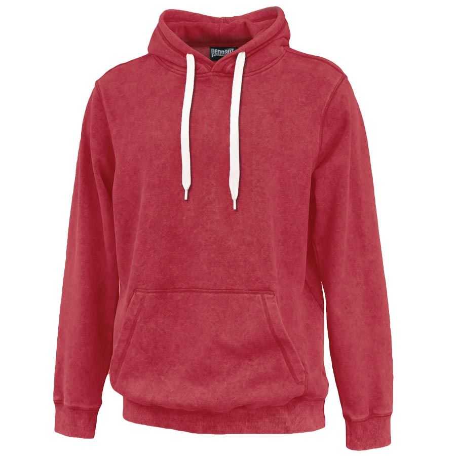 Pennant 7761 Sandwash Hoodie - Red - HIT a Double