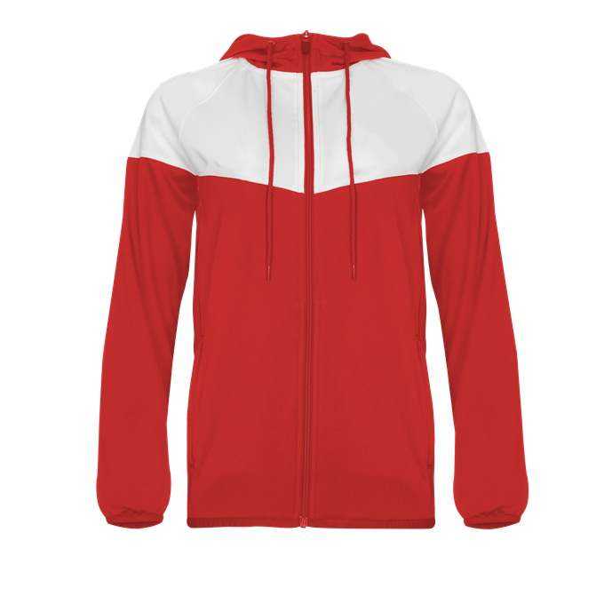 Badger Sport 792200 Sprint Outer-Core Women's Jacket - Red White - HIT a Double - 1