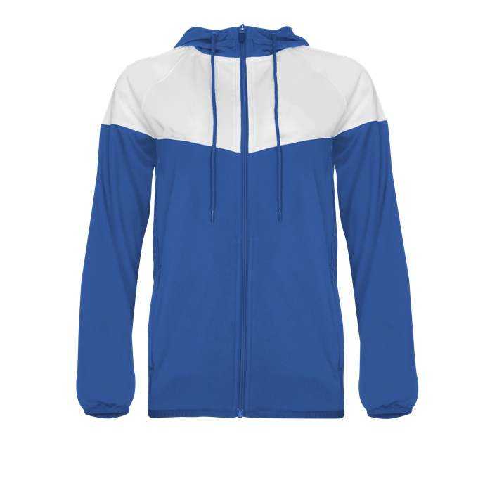 Badger Sport 792200 Sprint Outer-Core Women&#39;s Jacket - Royal White - HIT a Double - 1