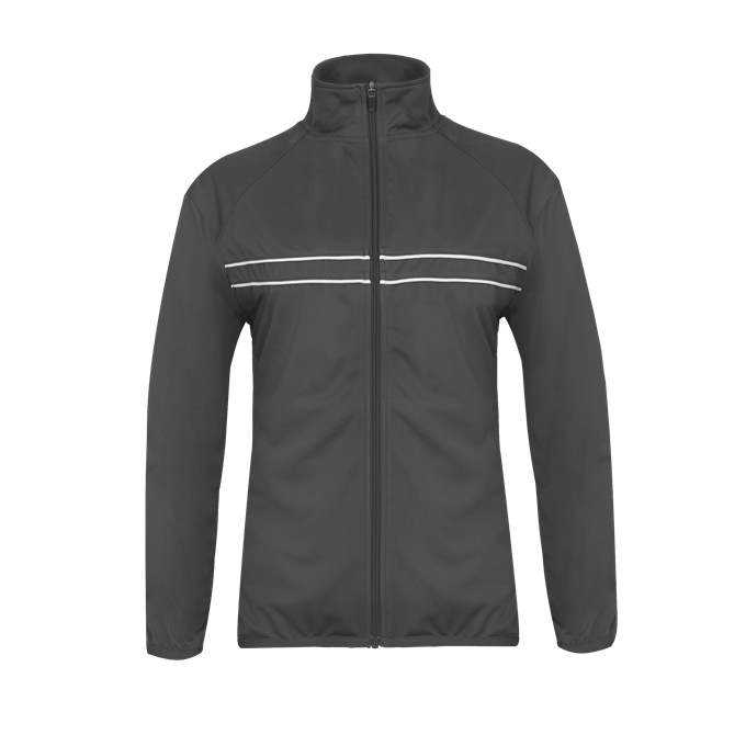 Badger Sport 792300 Wired Outer-Core Women's Jacket - Graphite White - HIT a Double - 1