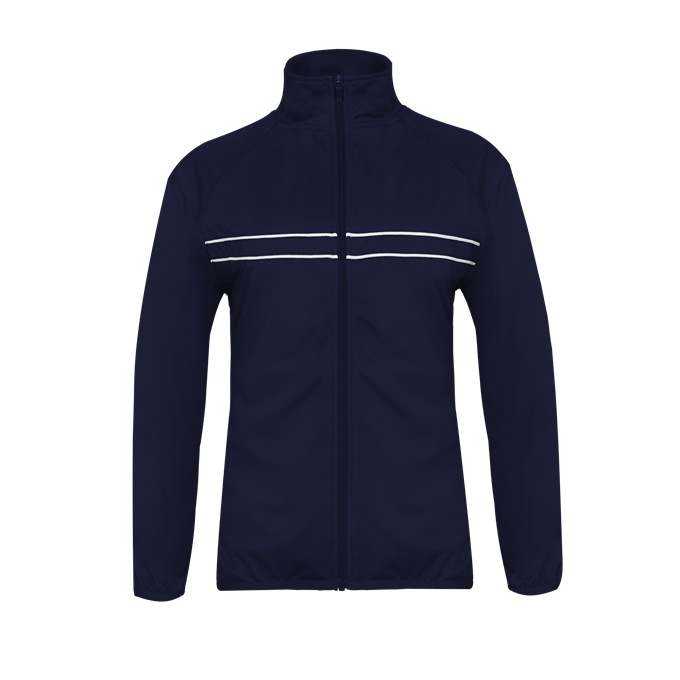 Badger Sport 792300 Wired Outer-Core Women's Jacket - Navy White - HIT a Double - 1