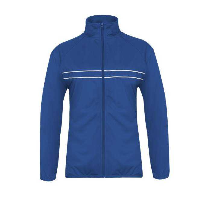 Badger Sport 792300 Wired Outer-Core Women's Jacket - Royal White - HIT a Double - 1