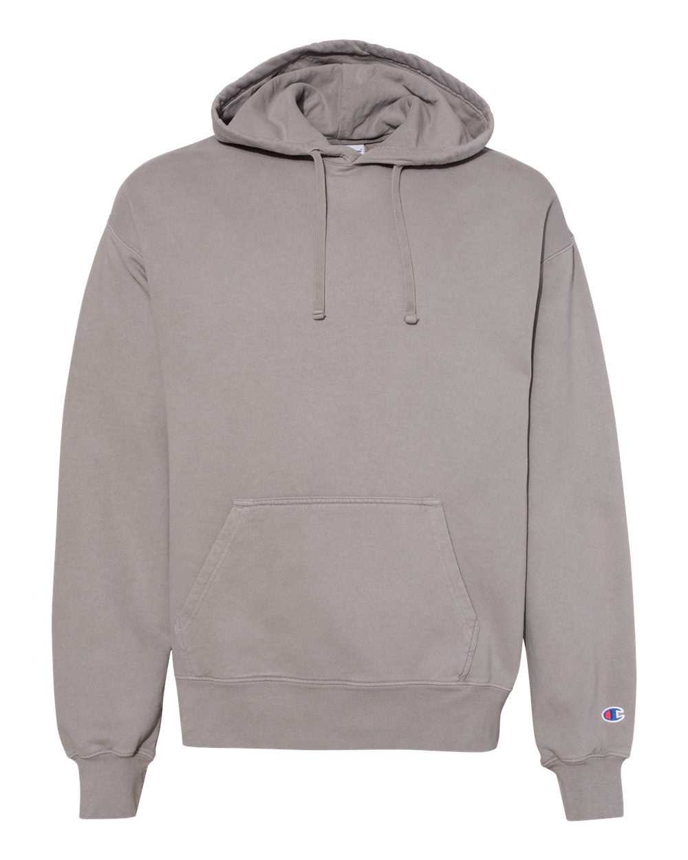 Champion CD450 Garment Dyed Hooded Sweatshirt - Concrete - HIT a Double - 4