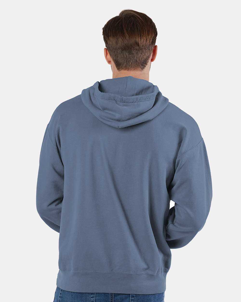 Champion CD450 Garment Dyed Hooded Sweatshirt - Saltwater - HIT a Double - 3