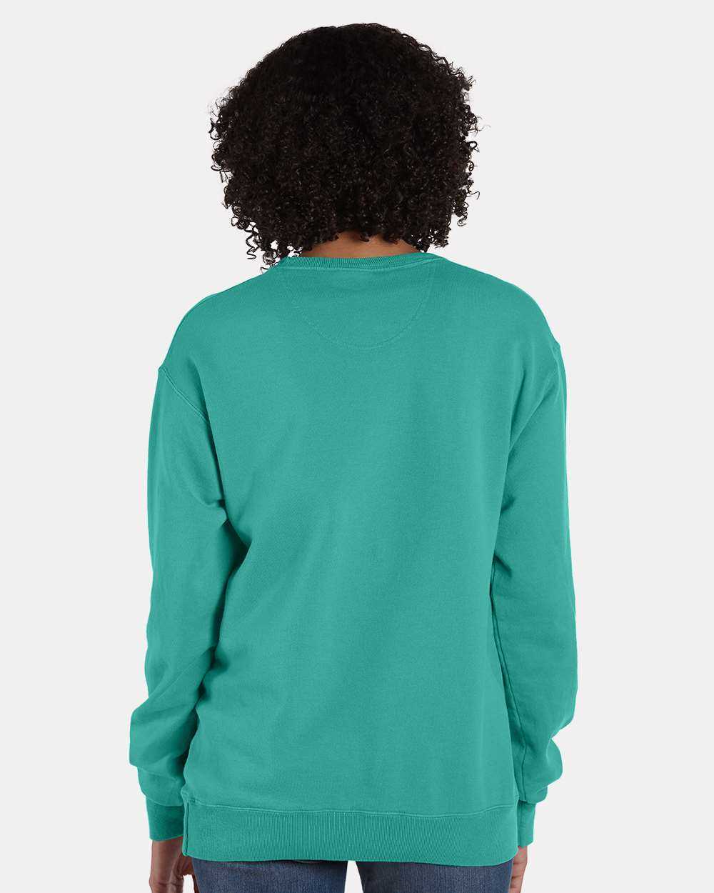 Comfortwash GDH400 Garment Dyed Unisex Crewneck Sweatshirt - Spanish Moss - HIT a Double