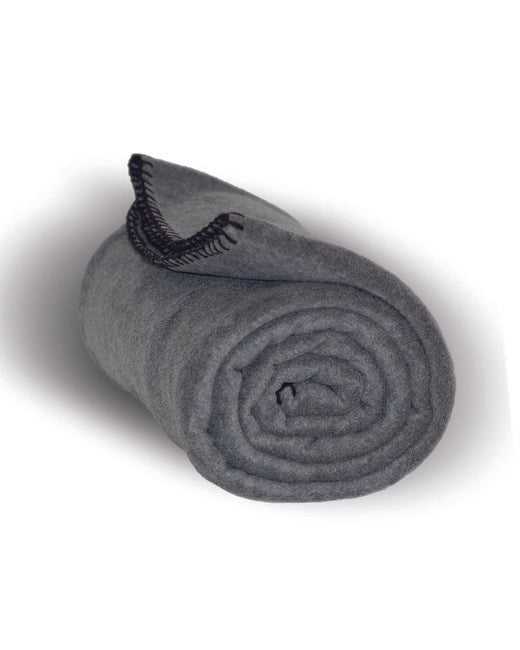 Alpine Fleece 8700 Fleece Throw Blanket - Charcoal - HIT a Double