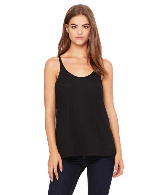Bella + Canvas 8838 Ladies&#39; Slouchy Tank - Black Mineral Wsh - HIT a Double