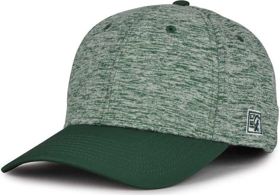 The Game GB445 Athletic Heather and GameChanger Cap - Dark Green - HIT A Double