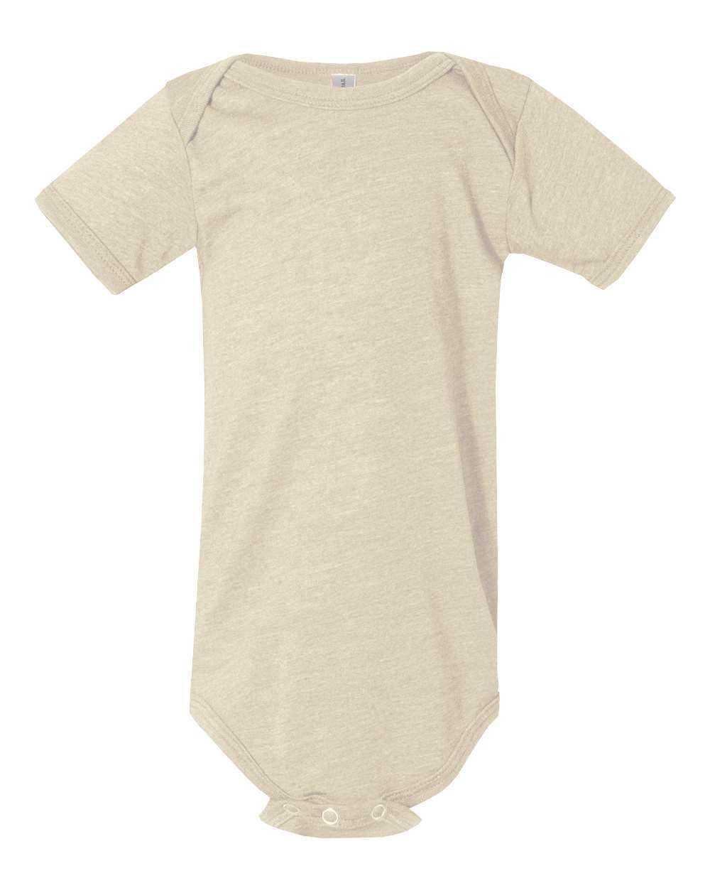 Bella + Canvas 100B Baby Jersey One Piece - Heather Dust - HIT a Double