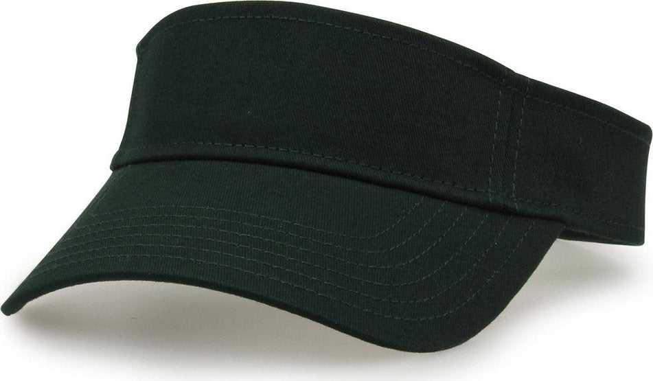 The Game GB464 Cotton Twill Visor - Dark Green - HIT A Double
