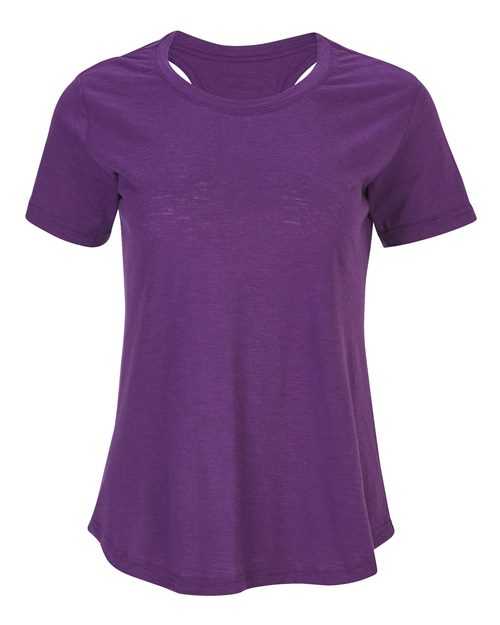 Boxercraft T67 Women's Cut-It-Out T-Shirt - Purple - HIT a Double - 1