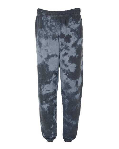 Dyenomite 973VR Dream Tie-Dyed Sweatpants - Black Crystal - HIT a Double - 1
