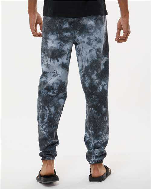 Dyenomite 973VR Dream Tie-Dyed Sweatpants - Black Crystal - HIT a Double - 4