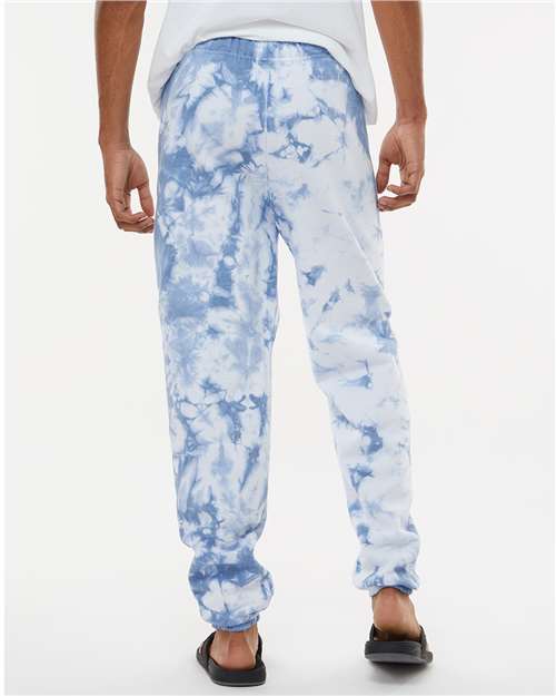 Dyenomite 973VR Dream Tie-Dyed Sweatpants - Cloud Sky Crystal - HIT a Double - 4